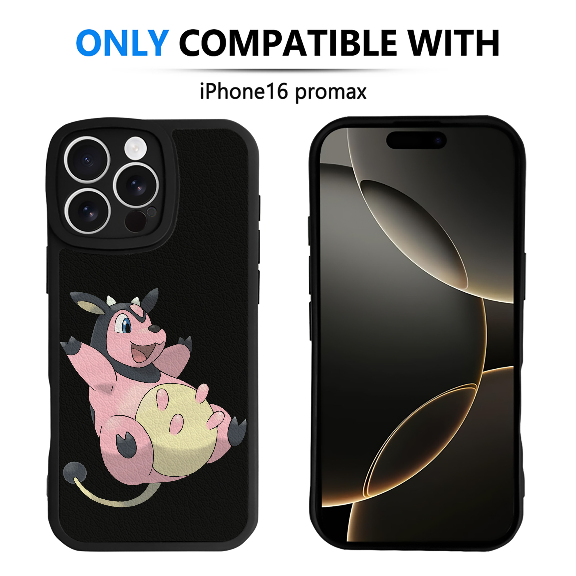 （画像用） ポケットモンスター Pokémon 【iPhone 16シリーズ対応】シリコンスマホケース（レザー調） 材質：シリコン